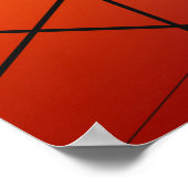 Achtergrond abstracte lijn poster (Hoek)