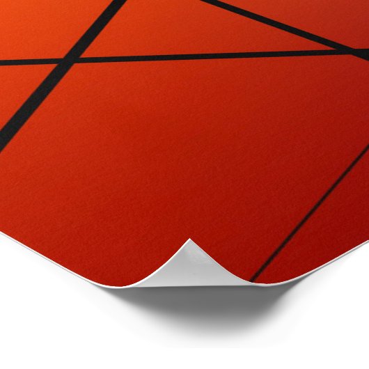 Achtergrond abstracte lijn poster (Hoek)