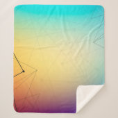 Achtergrond abstracte lijn sherpa deken (Voorkant)