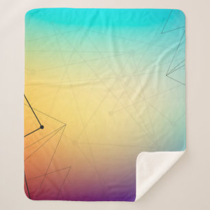 Achtergrond abstracte lijn sherpa deken