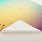 Achtergrond abstracte lijn sherpa deken (3/4)