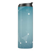 Achtergrond abstracte lijn thermosbeker (Gedraaid links)