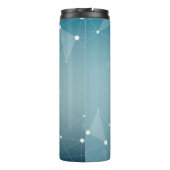 Achtergrond abstracte lijn thermosbeker (Achterkant)