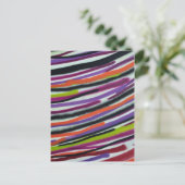 achtergrond abstracte lijnen briefkaart (Staand voorkant)