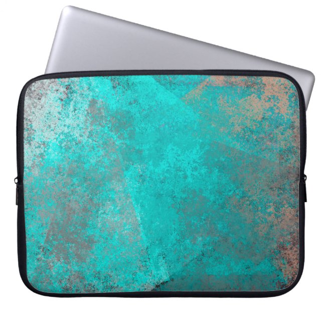 Achtergrond abstracte wandkleur laptop sleeve (Voorkant)