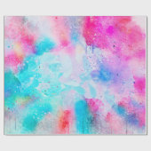 Achtergrond abstracte waterverf cadeaupapier (Vlak)