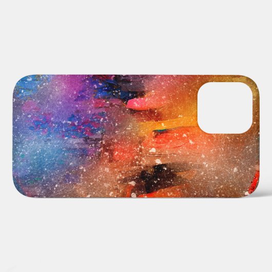 Achtergrond abstracte waterverf Case-Mate iPhone case (Achterkant (horizontaal))