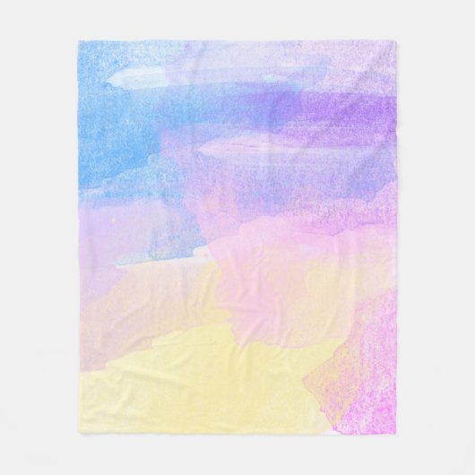 Achtergrond abstracte waterverf fleece deken (Voorkant)