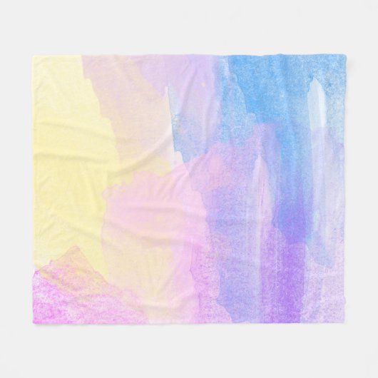 Achtergrond abstracte waterverf fleece deken (Voorkant (Horizontaal))