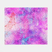 Achtergrond abstracte waterverf fleece deken (Voorkant (Horizontaal))