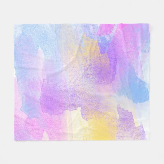 Achtergrond abstracte waterverf fleece deken (Voorkant (Horizontaal))