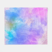 Achtergrond abstracte waterverf fleece deken (Voorkant (Horizontaal))