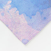 Achtergrond abstracte waterverf fleece deken (Hoek)