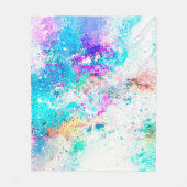 Achtergrond abstracte waterverf fleece deken (Voorkant)