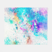 Achtergrond abstracte waterverf fleece deken (Voorkant (Horizontaal))