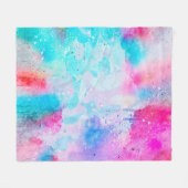 Achtergrond abstracte waterverf fleece deken (Voorkant (Horizontaal))