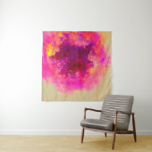 achtergrond abstracte waterverf. Kleurrijke textuu Wandkleed (In situ)