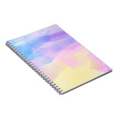 Achtergrond abstracte waterverf notitieboek (Rechterzijde)