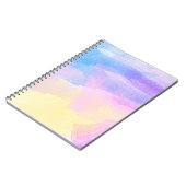 Achtergrond abstracte waterverf notitieboek (Linkerzijde)