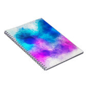 Achtergrond abstracte waterverf notitieboek (Rechterzijde)