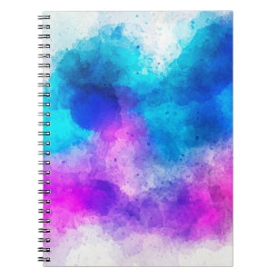 Achtergrond abstracte waterverf notitieboek