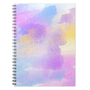 Achtergrond abstracte waterverf notitieboek
