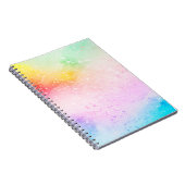 Achtergrond abstracte waterverf notitieboek (Rechterzijde)