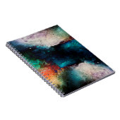 Achtergrond abstracte waterverf notitieboek (Rechterzijde)