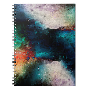 Achtergrond abstracte waterverf notitieboek