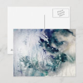 achtergrond abstracte waterverf op grunge paper 2 briefkaart (Voorkant / Achterkant)