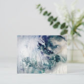 achtergrond abstracte waterverf op grunge paper 2 briefkaart (Staand voorkant)
