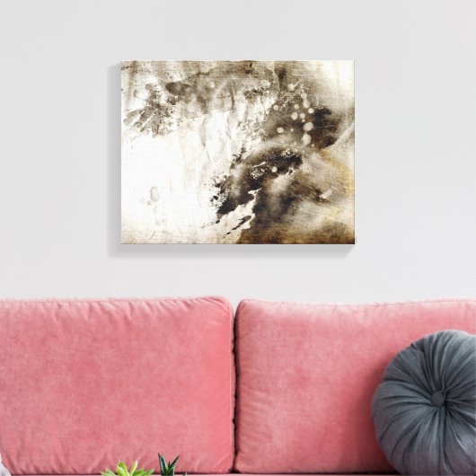 Achtergrond abstracte waterverf op grunge paper canvas afdruk (Insitu (Woonkamer))