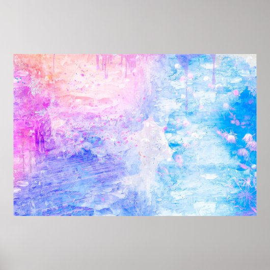 Achtergrond abstracte waterverf poster (Voorkant)