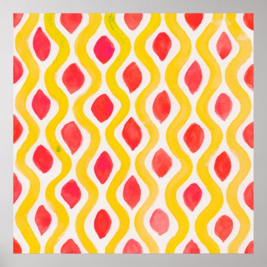 achtergrond abstracte waterverf poster (Voorkant)