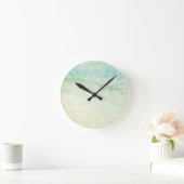 achtergrond abstracte waterverf ronde klok (Huis)