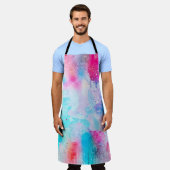 Achtergrond abstracte waterverf schort (Gedragen)