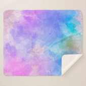 Achtergrond abstracte waterverf sherpa deken (Voorkant (horizontaal))