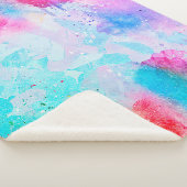 Achtergrond abstracte waterverf sherpa deken (3/4)