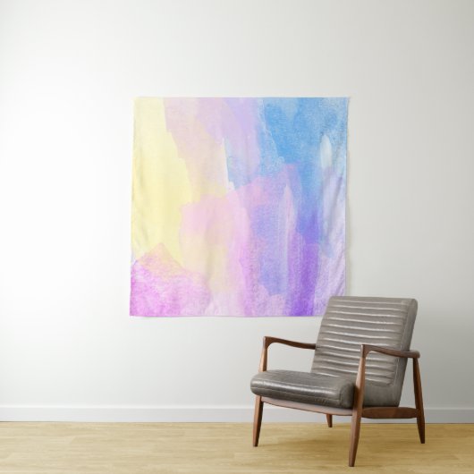 Achtergrond abstracte waterverf wandkleed (In Situ (horizontaal))