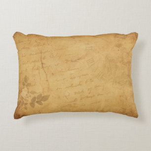 Achtergrond afbeelding bloemschrift accent kussen