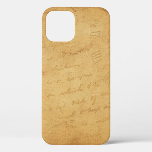 Achtergrond afbeelding bloemschrift Case-Mate iPhone case (Achterkant)