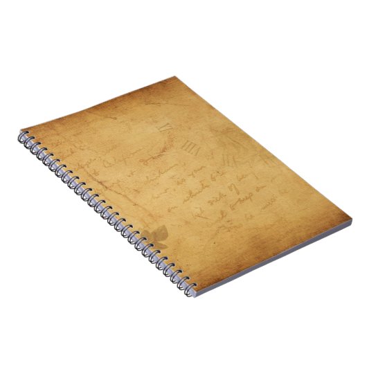 Achtergrond afbeelding bloemschrift notitieboek (Rechterzijde)