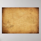 Achtergrond afbeelding bloemschrift poster (Voorkant)