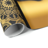 Achtergrond afbeelding goud lijst cadeaupapier (Rol Hoek)