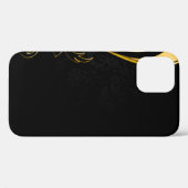 Achtergrond afbeelding goud lijst floraal Case-Mate iPhone case (Achterkant (horizontaal))