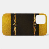 Achtergrond afbeelding goud lijst floraal Case-Mate iPhone case (Achterkant (horizontaal))