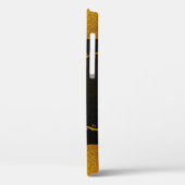 Achtergrond afbeelding goud lijst floraal Case-Mate iPhone case (Achterkant / Links)