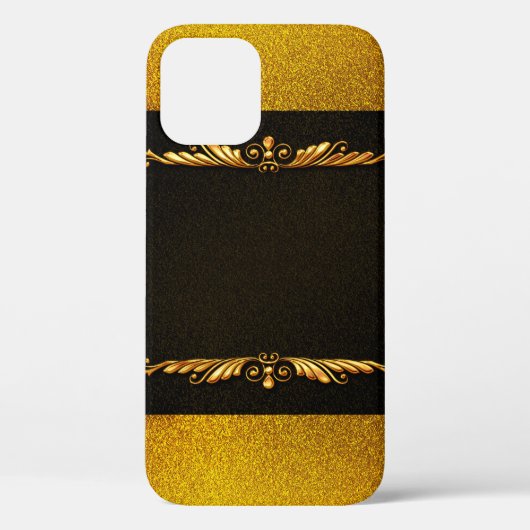 Achtergrond afbeelding goud lijst floraal Case-Mate iPhone case (Achterkant)