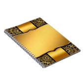 Achtergrond afbeelding goud lijst notitieboek (Rechterzijde)