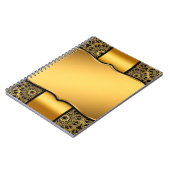 Achtergrond afbeelding goud lijst notitieboek (Linkerzijde)